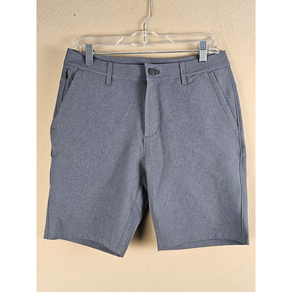 Public Rec Mens Gray Athletic Performance Shorts 30